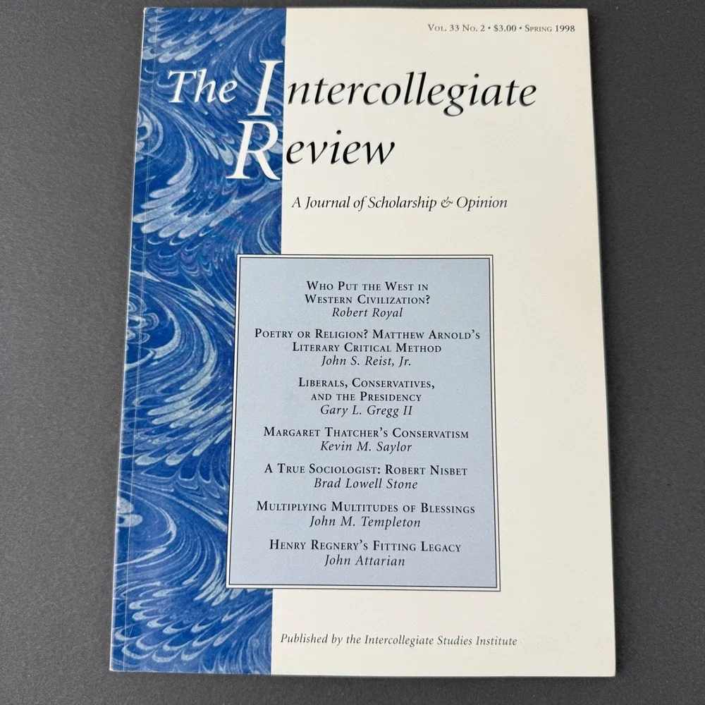 The Intercollegiate Review Journal Lot 10 Issues Mixed Vol 34-39 Multicolor EXC
